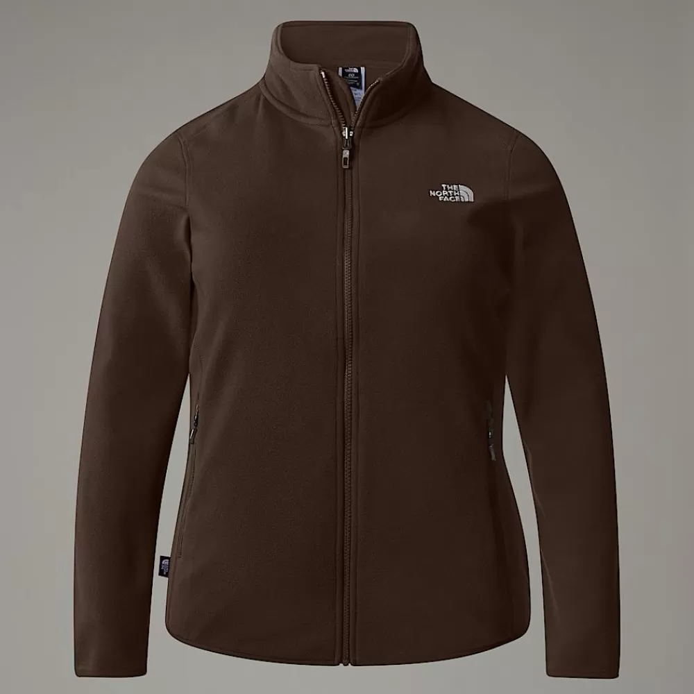The North Face Fleecetrøjer Og Pullovers | Curve & Plus Size Toppe^100 Glacier Fleece Med Gennemgående Lynlås I Store Størrelser Til Damer Smokey Brown