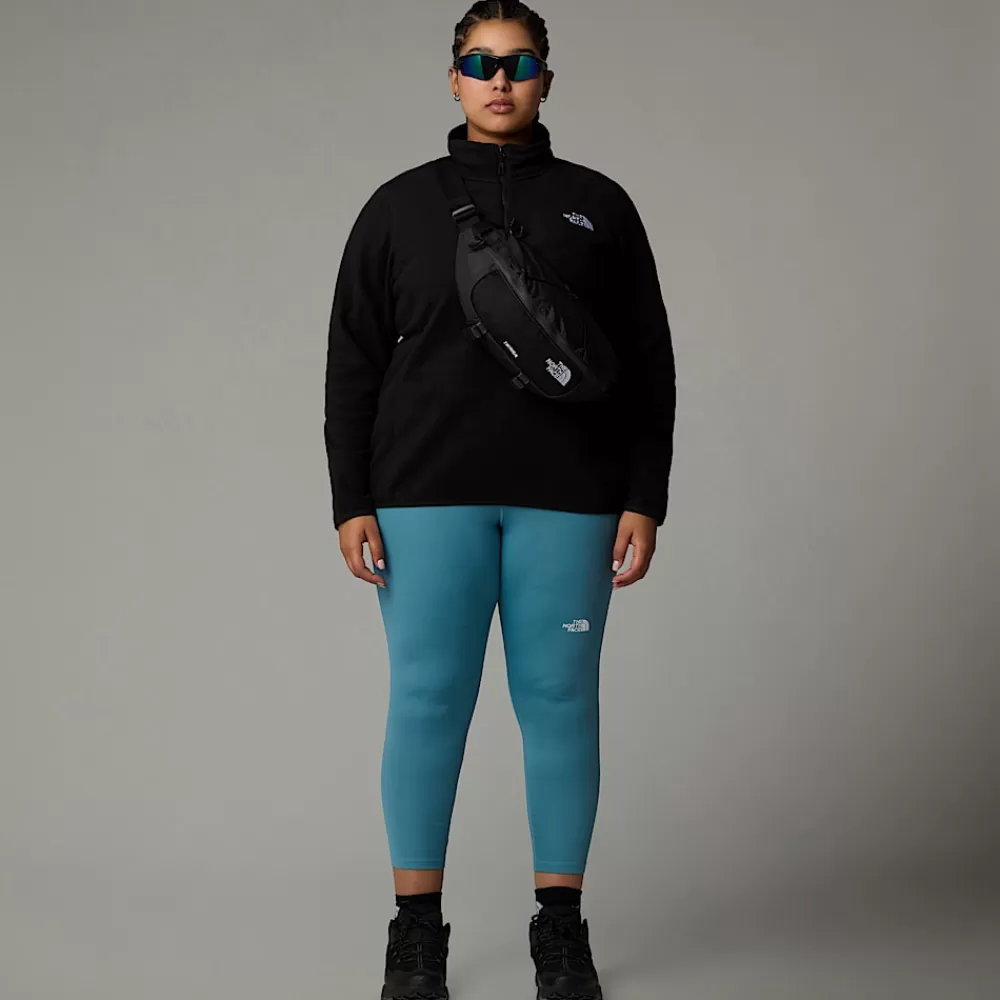 The North Face Fleecetrøjer Og Pullovers | Curve & Plus Size Toppe^100 Glacier Fleece Med Kvart Lynlås I Store Størrelser Til Damer TNF Black-NPF