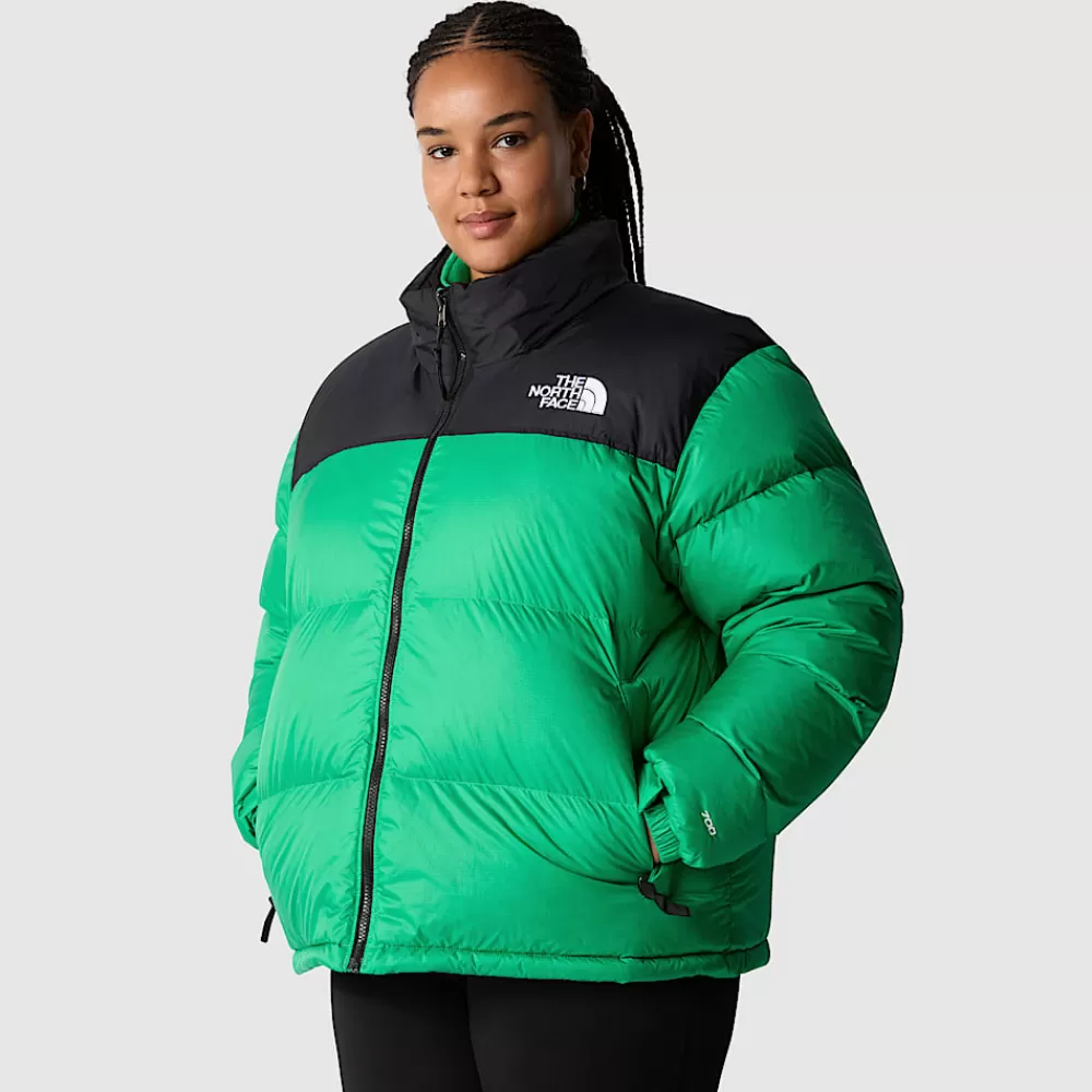 The North Face Nuptse Og Dunjakker | Dunjakker^1996 Retro Nuptse Jakke I Store Størrelser Til Damer Optic Emerald