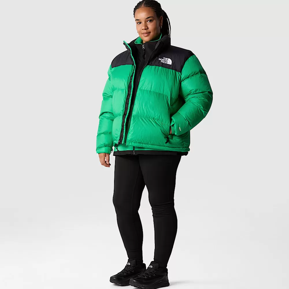 The North Face Nuptse Og Dunjakker | Dunjakker^1996 Retro Nuptse Jakke I Store Størrelser Til Damer Optic Emerald
