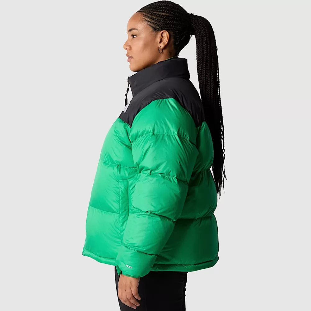 The North Face Nuptse Og Dunjakker | Dunjakker^1996 Retro Nuptse Jakke I Store Størrelser Til Damer Optic Emerald