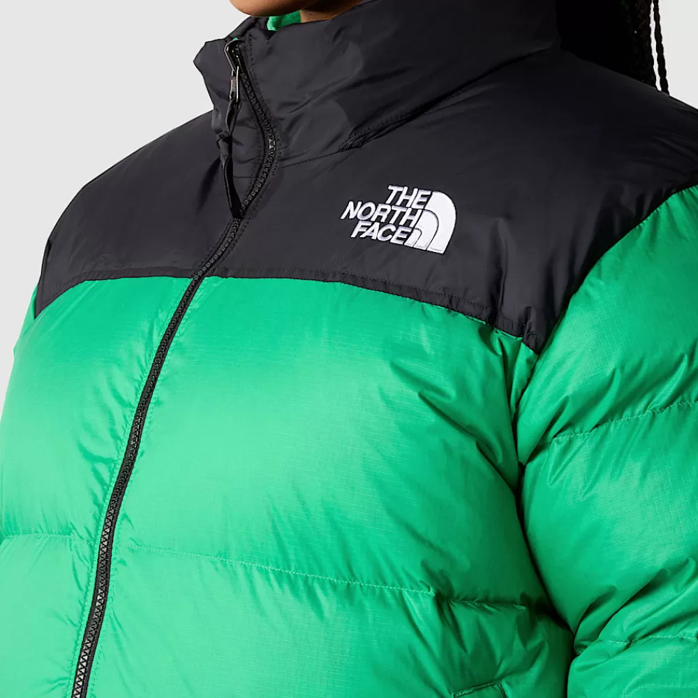 The North Face Nuptse Og Dunjakker | Dunjakker^1996 Retro Nuptse Jakke I Store Størrelser Til Damer Optic Emerald