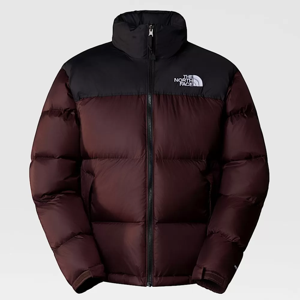 The North Face Nuptse Og Dunjakker | Dunjakker^1996 Retro Nuptse Jakke Til Herrer Coal Brown-TNF Black