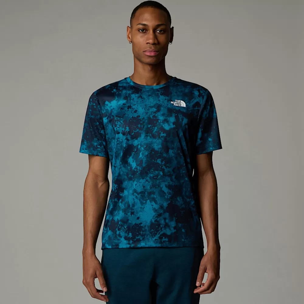 The North Face Shirts & Polos | Active^24/7 T-shirt Med Tryk Til Herrer Midnight Petrol Micro Halfdome Print