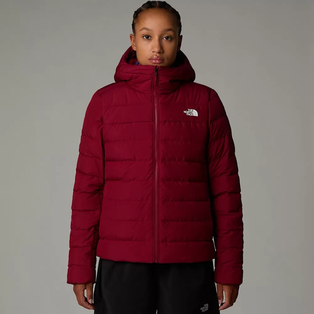 The North Face Dunjakker | Insulated^Aconcagua III Jakke Med Hætte Til Damer Beetroot