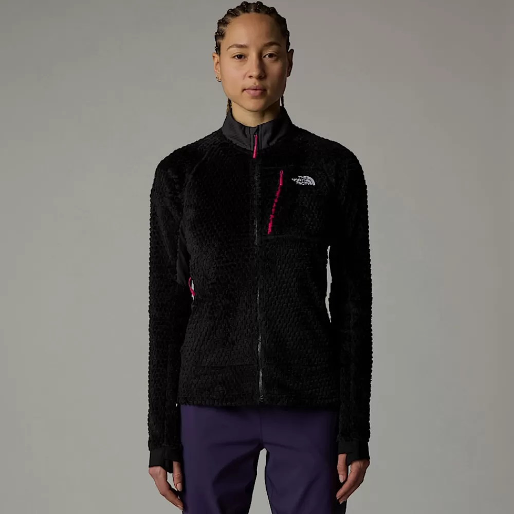 The North Face Fleecetrøjer Og Pullovers^Alpedge Polartec® High Loft™ Jakke Til Damer TNF Black-Asphalt Grey