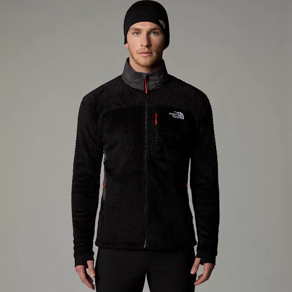 The North Face Lette Jakker | Fleecetrøjer Og Pullovers^Alpedge Polartec® High Loft™ Jakke Til Herrer TNF Black-Anthracite Grey-High Risk Red