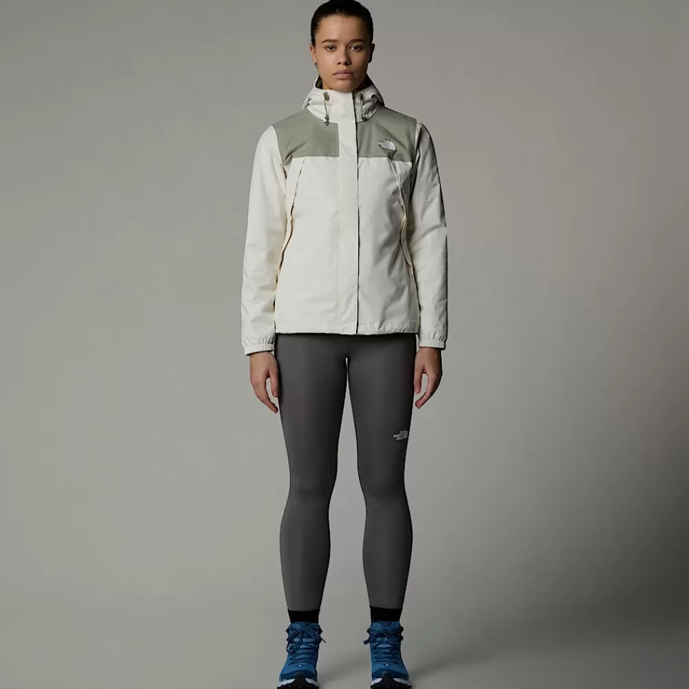 The North Face Vandtætte Jakker | Lette Jakker^Antora Jakke Til Damer White Dune-Clay Grey