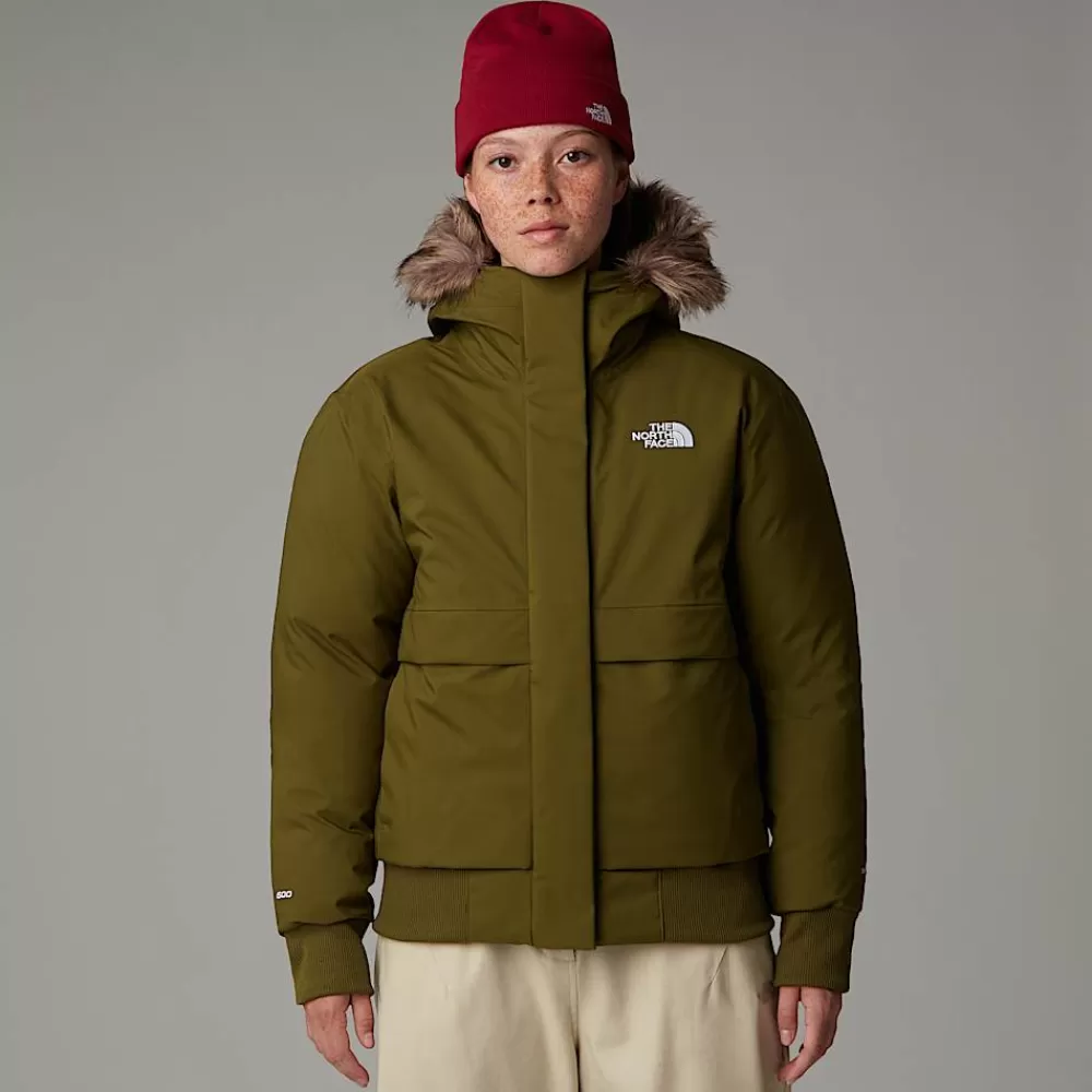 The North Face Vandtætte Jakker | Insulated^Arctic Bomberjakke Til Damer Forest Olive