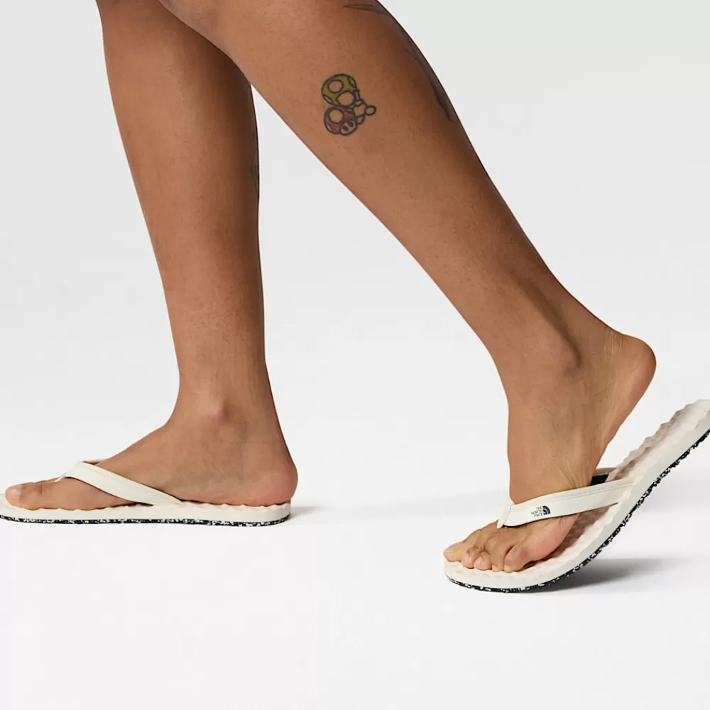 The North Face Sandals^Base Camp Mini II Klipklapper Til Damer GARDENIA WHITE/TNF BLACK