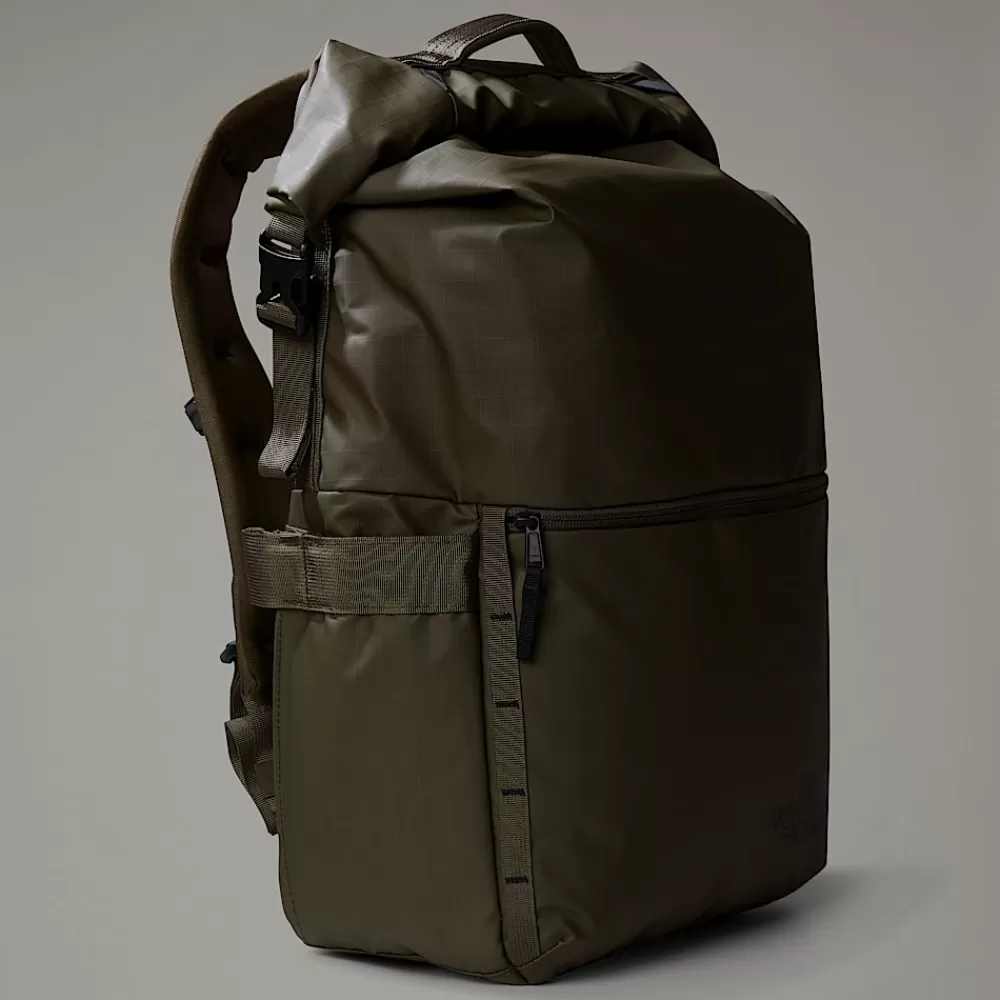 The North Face Mens | Herrerygsække^Base Camp Voyager Rolltop Taske New Taupe Green-TNF Black-NPF