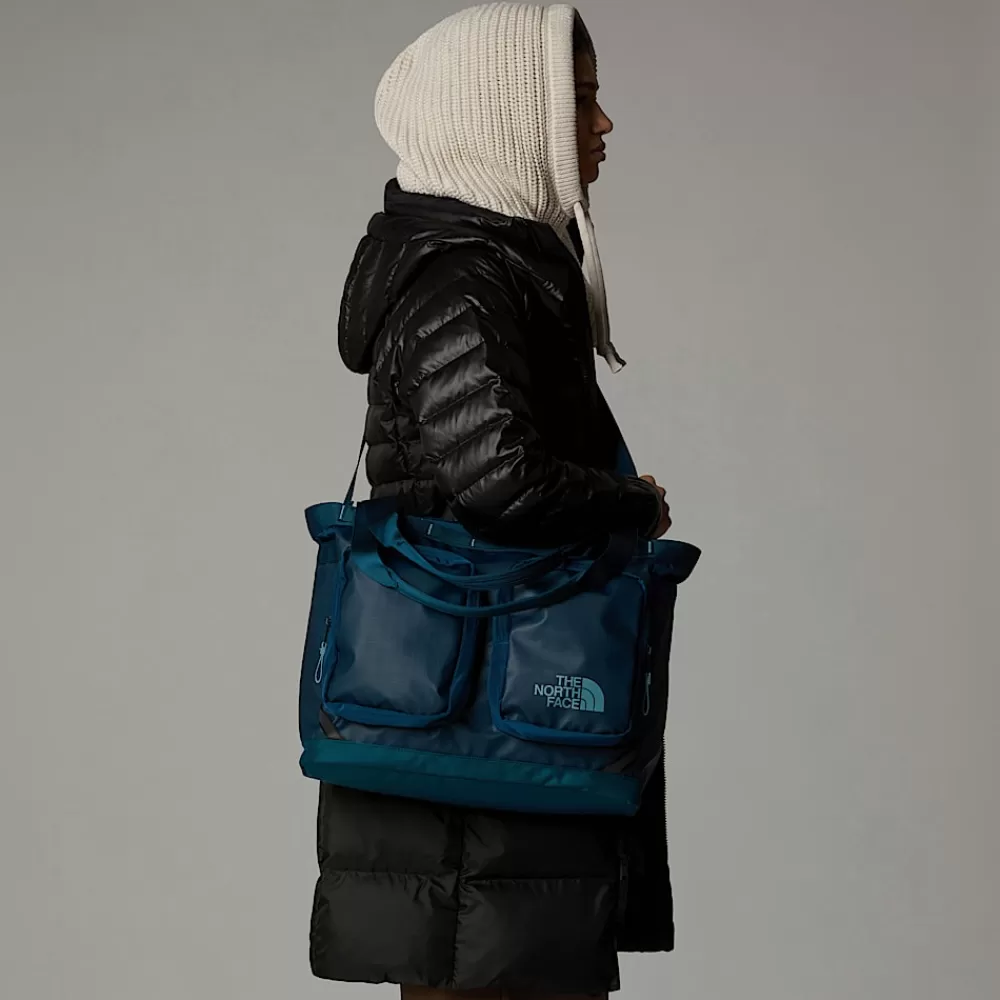 The North Face Skuldertasker Og Tote Bags^Base Camp Voyager Tote Midnight Petrol-Algae Blue