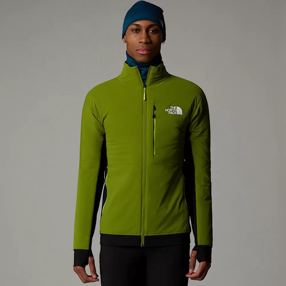 The North Face Insulated^Binntal Hybrid Ventrix™ Jakke Til Herrer Oak Green-TNF Black