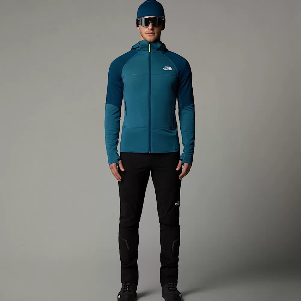 The North Face Fleecetrøjer Og Pullovers^Bolt Polartec® Jakke Med Hætte Til Herrer Mallard Blue-Midnight Petrol