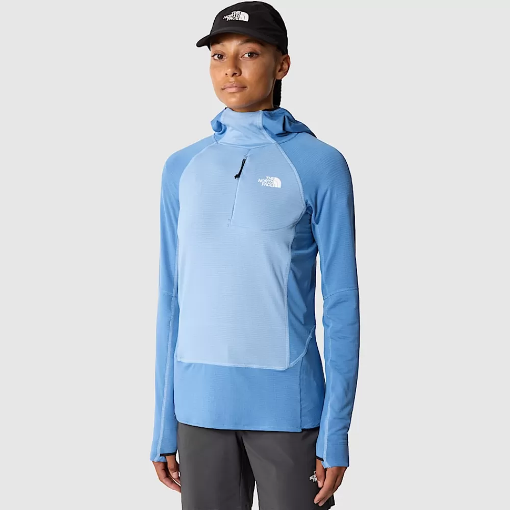 The North Face Fleecetrøjer Og Pullovers^Bolt Polartec® Power Grid™ Pull-On Jakke Til Damer Indigo Stone-Steel Blue