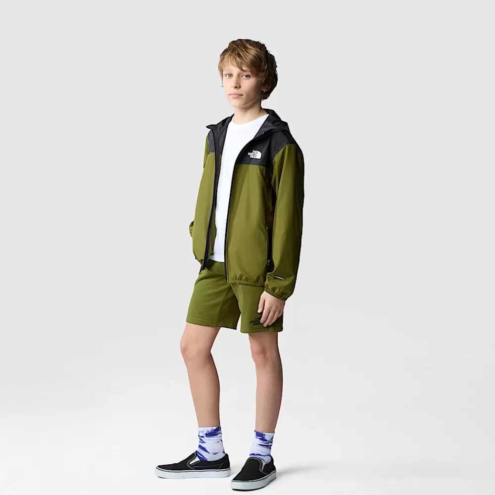 The North Face Underdele^Bomuldsshorts Til Drenge Forest Olive