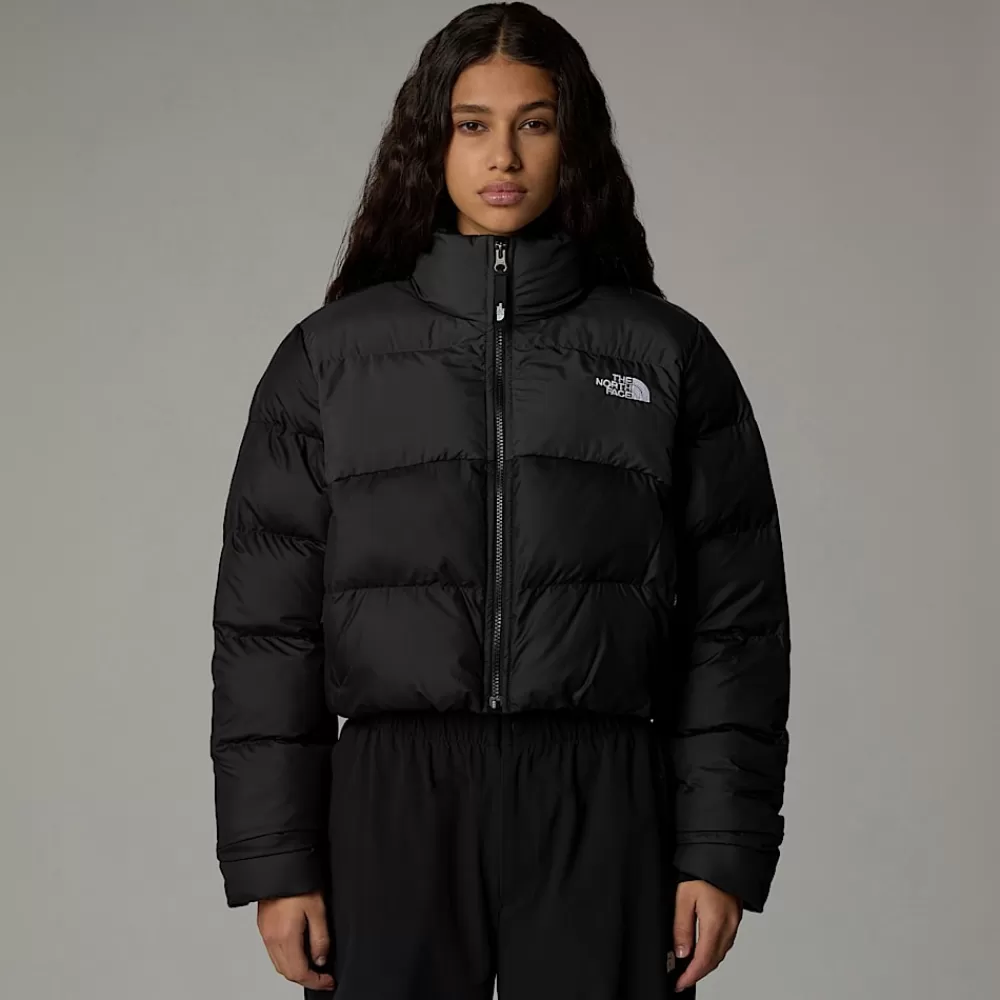 The North Face Insulated | Nuptse Og Dunjakker^Cropped Saikuru Jakke Til Damer TNF Black-Asphalt Grey