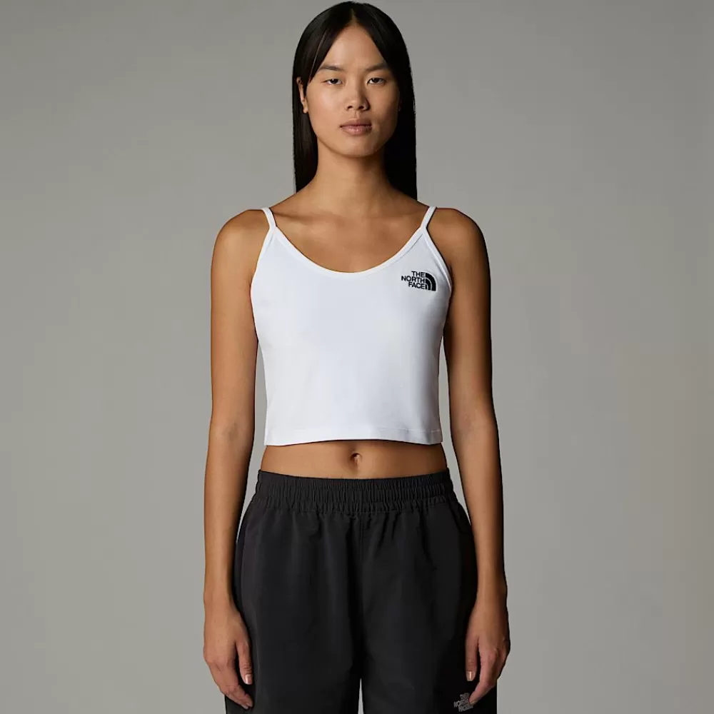 The North Face Koordinater^Cropped Tanktop Til Damer TNF White