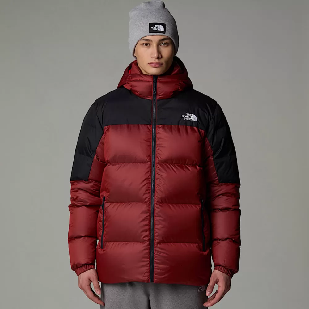 The North Face Nuptse Og Dunjakker | Dunjakker^Diablo 2.0 Dunjakke Med Hætte Til Herrer High Risk Red Black Heather-TNF Black