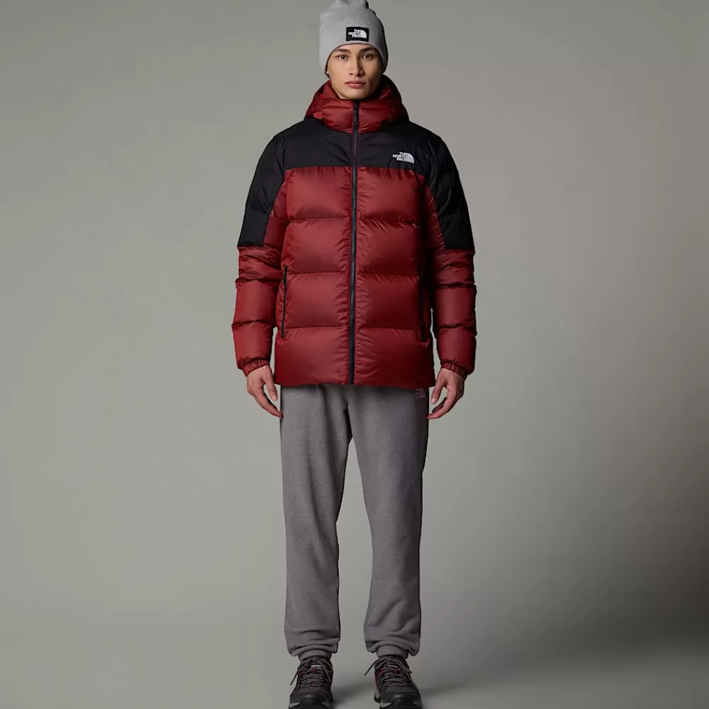 The North Face Nuptse Og Dunjakker | Dunjakker^Diablo 2.0 Dunjakke Med Hætte Til Herrer High Risk Red Black Heather-TNF Black