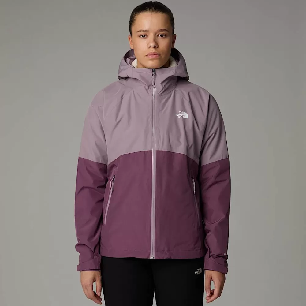 The North Face Vandtætte Jakker | Lette Jakker^Diablo Dynamic Zip-In Jakke Til Damer Purple Chalk-Midnight Mauve