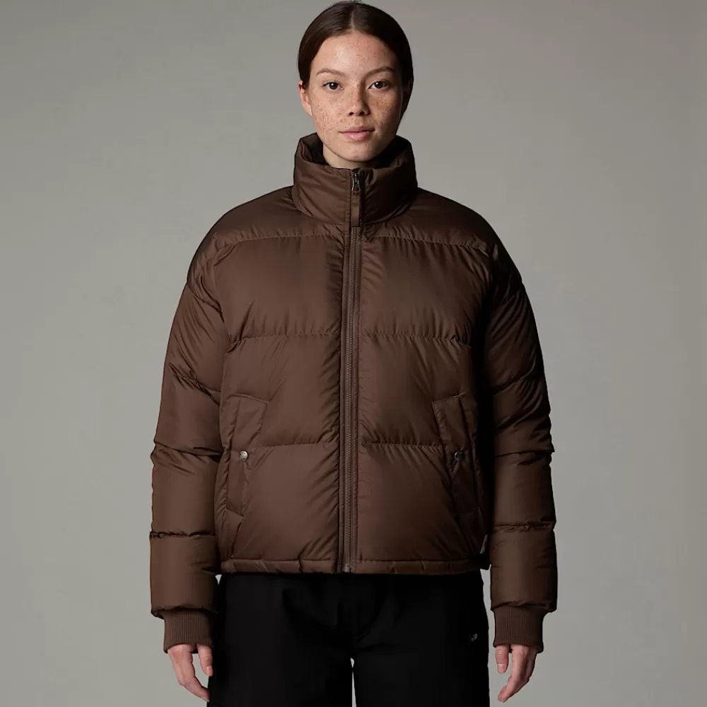 The North Face Insulated | Nuptse Og Dunjakker^Down Paralta Puffer Jakke Til Damer Smokey Brown