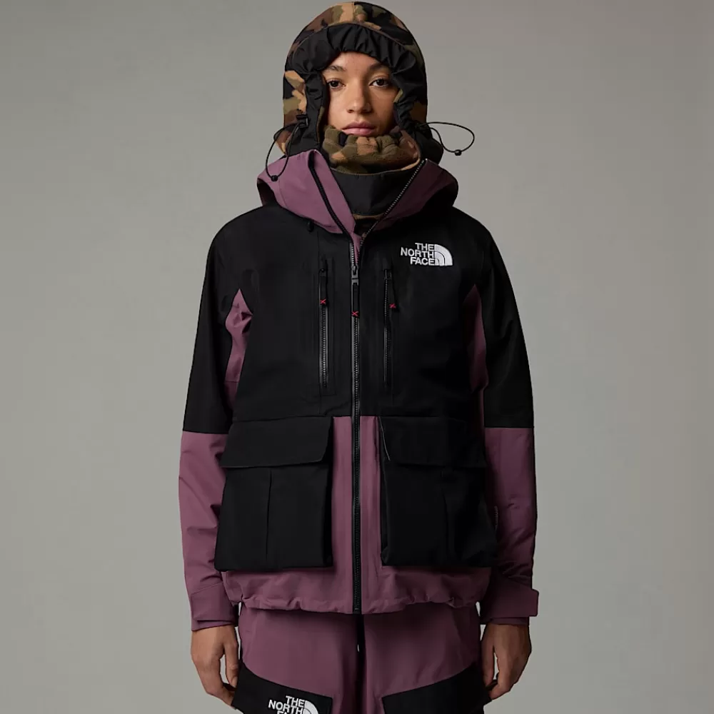 The North Face Vandtætte Jakker | Ski- Og Snowboardsjakker^Dragline Jakke Til Damer TNF Black-Midnight Mauve