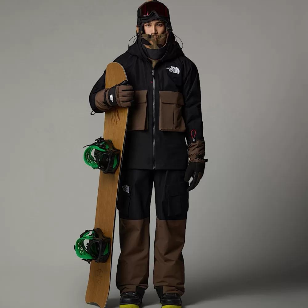 The North Face Ski- Og Snowboardsjakker^Dragline Jakke Til Herrer TNF Black-Smokey Brown