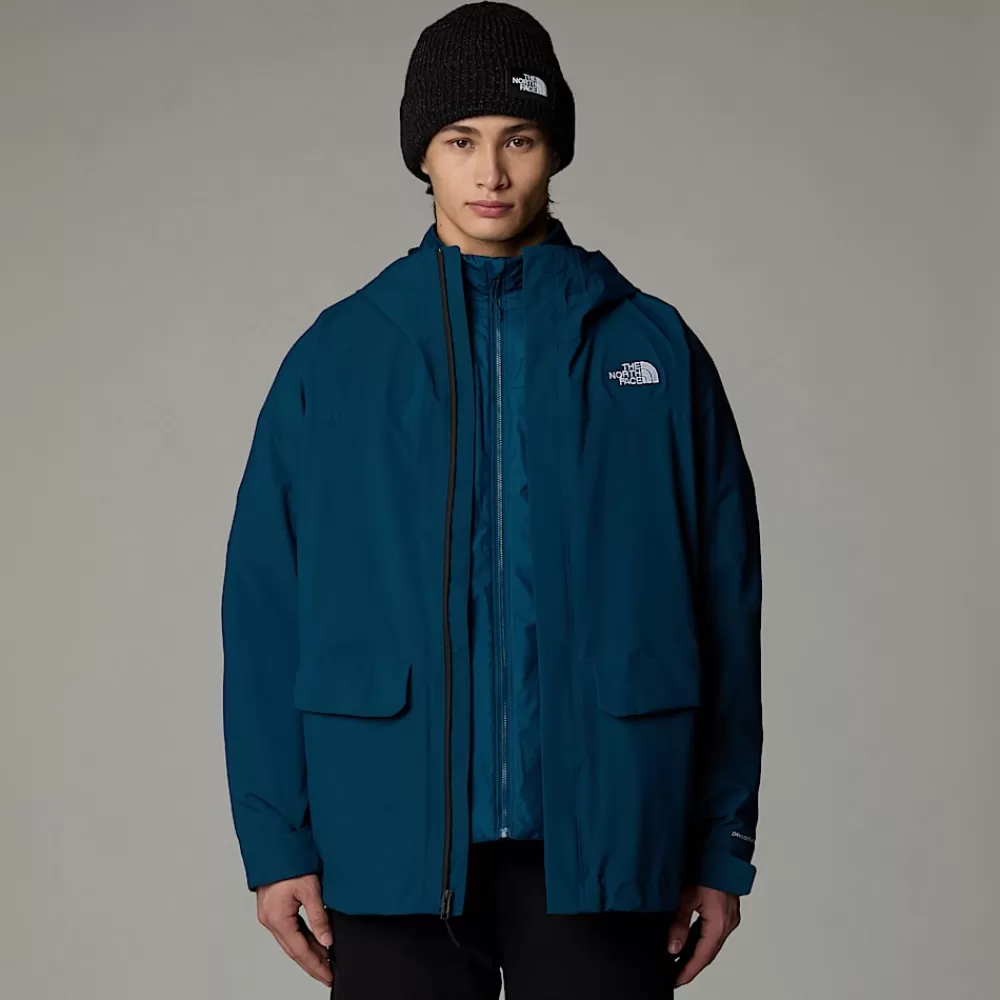 The North Face Vandtætte Jakker | Triclimate 3-I-1 Jakker^DryVent™ Mono Triclimate 3-i-1 Parka Til Herrer Midnight Petrol