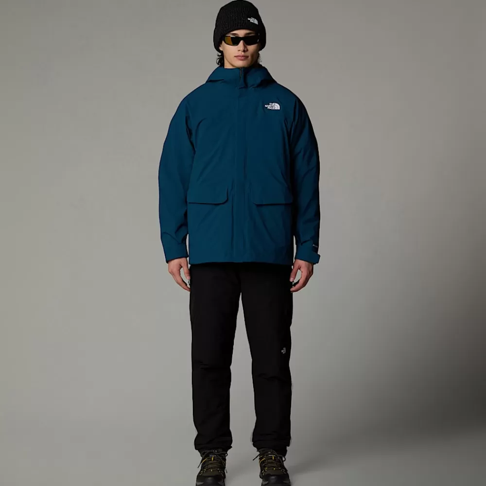 The North Face Vandtætte Jakker | Triclimate 3-I-1 Jakker^DryVent™ Mono Triclimate 3-i-1 Parka Til Herrer Midnight Petrol