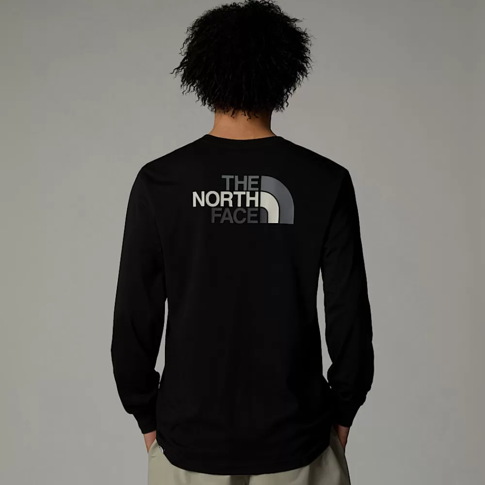 The North Face Shirts & Polos^Easy T-shirt Med Lange ærmer Til Herrer TNF Black