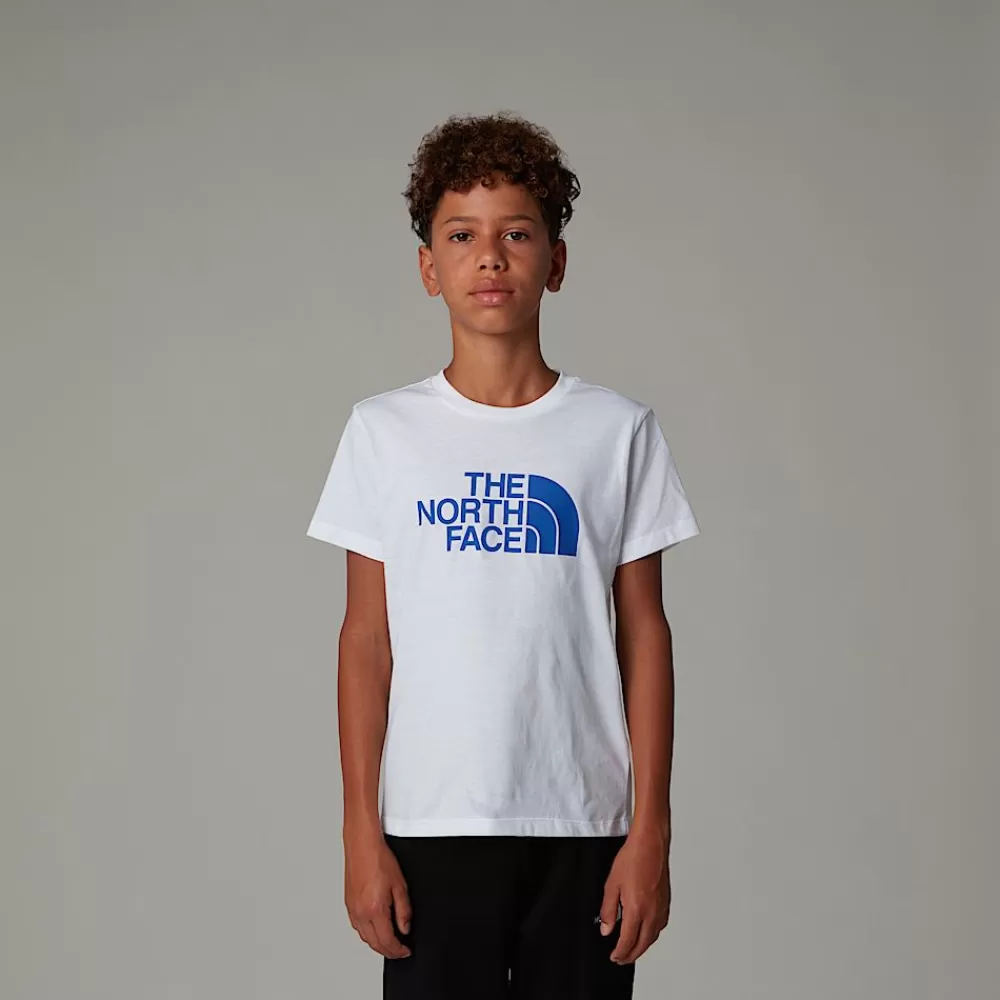 The North Face T-Shirts^Easy T-shirt Til Drenge TNF White