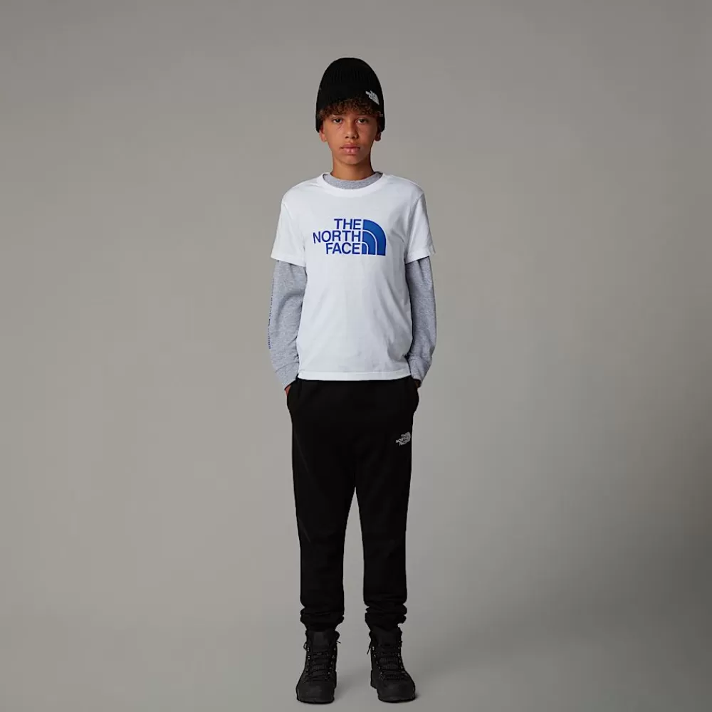 The North Face T-Shirts^Easy T-shirt Til Drenge TNF White