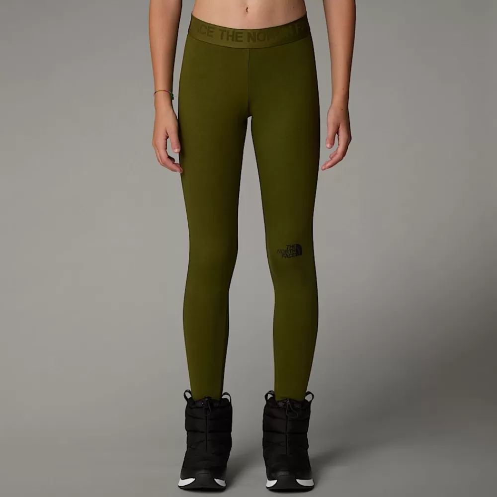 The North Face Underdele^Everyday Leggings Til Piger Forest Olive