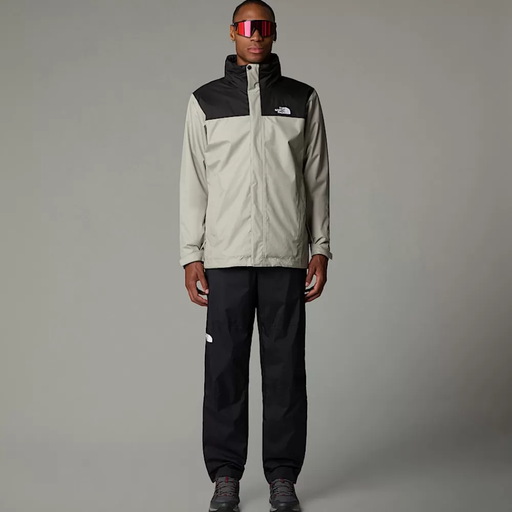 The North Face Vandtætte Jakker | Triclimate 3-I-1 Jakker^Evolve II Triclimate® 3-i-1 Jakke Til Herrer Clay Grey-TNF Black