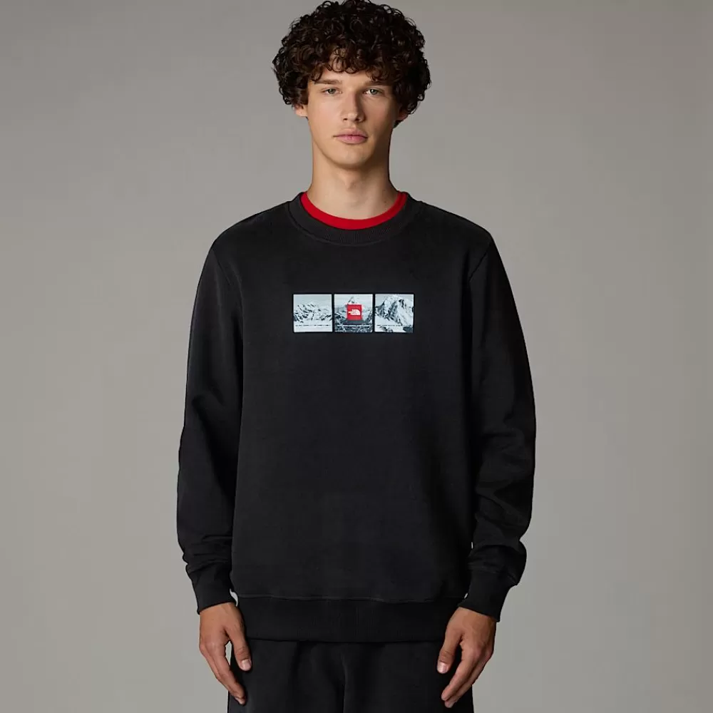 The North Face Hoodies & Sweatshirts^Expedition System Graphic Sweatshirt Til Herrer TNF Black