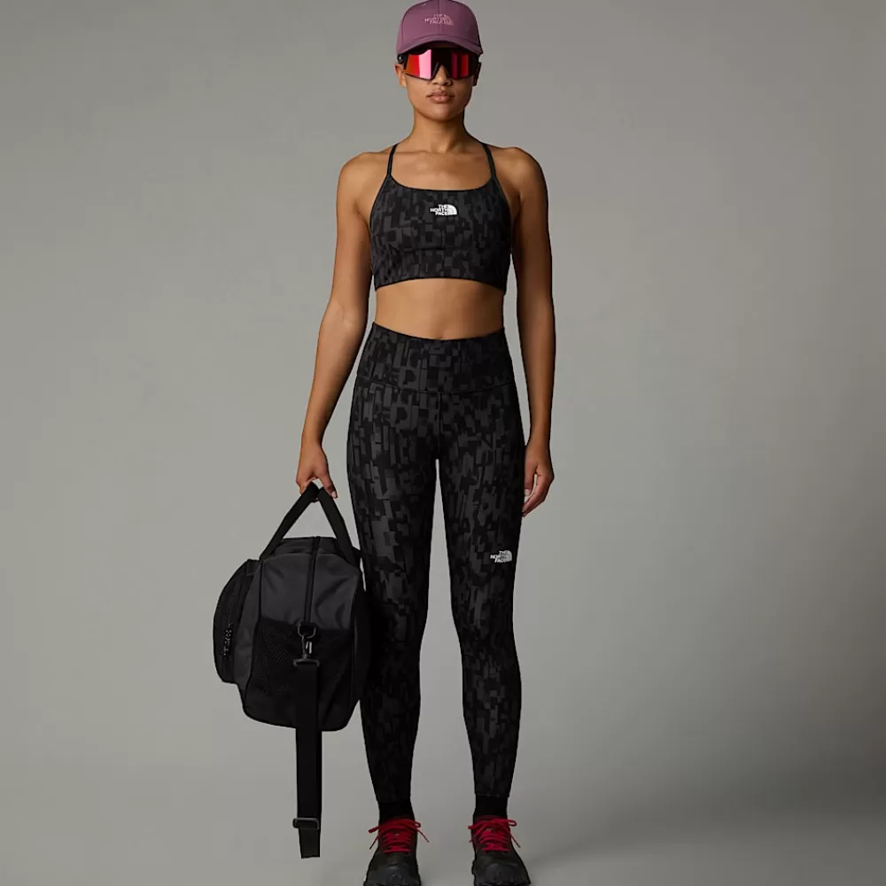 The North Face Koordinater | Leggings^Flex High Rise Leggings Med Print I Ankellængde Til Damer Asphalt Grey Patchwork Print