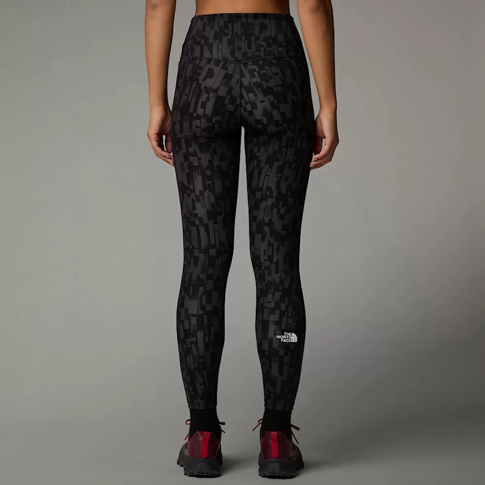 The North Face Koordinater | Leggings^Flex High Rise Leggings Med Print I Ankellængde Til Damer Asphalt Grey Patchwork Print