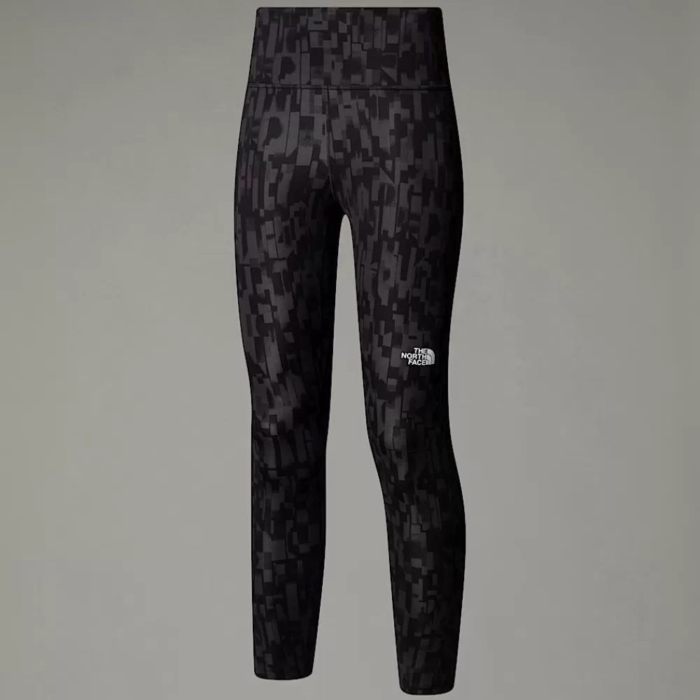 The North Face Koordinater | Leggings^Flex High Rise Leggings Med Print I Ankellængde Til Damer Asphalt Grey Patchwork Print