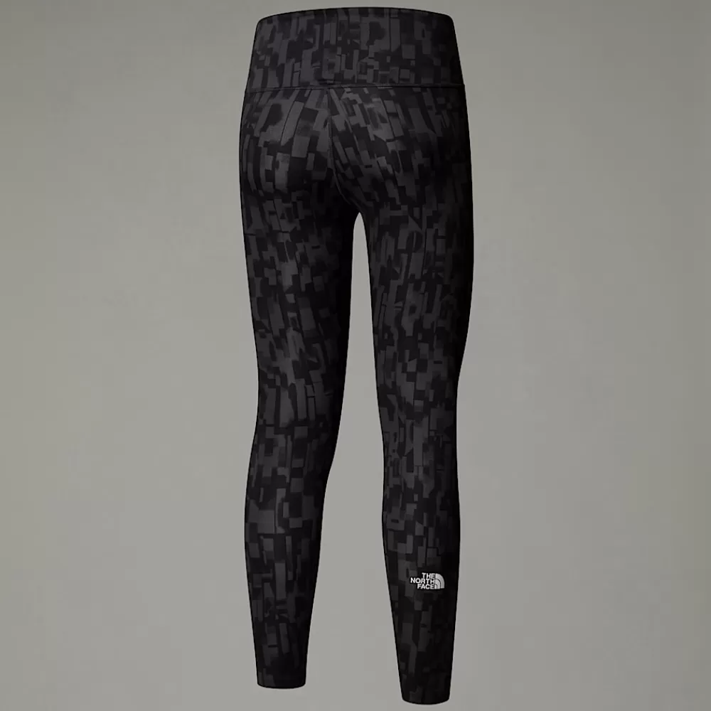 The North Face Koordinater | Leggings^Flex High Rise Leggings Med Print I Ankellængde Til Damer Asphalt Grey Patchwork Print