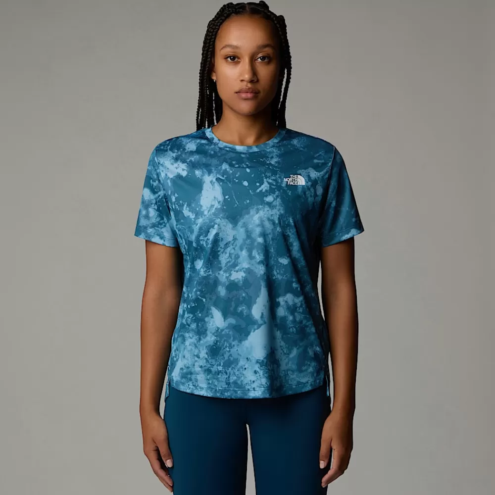 The North Face Koordinater | T-Shirts Og Trøjer^Flex T-shirt Med Print Til Damer Mallard Blue Micro Halfdome Print