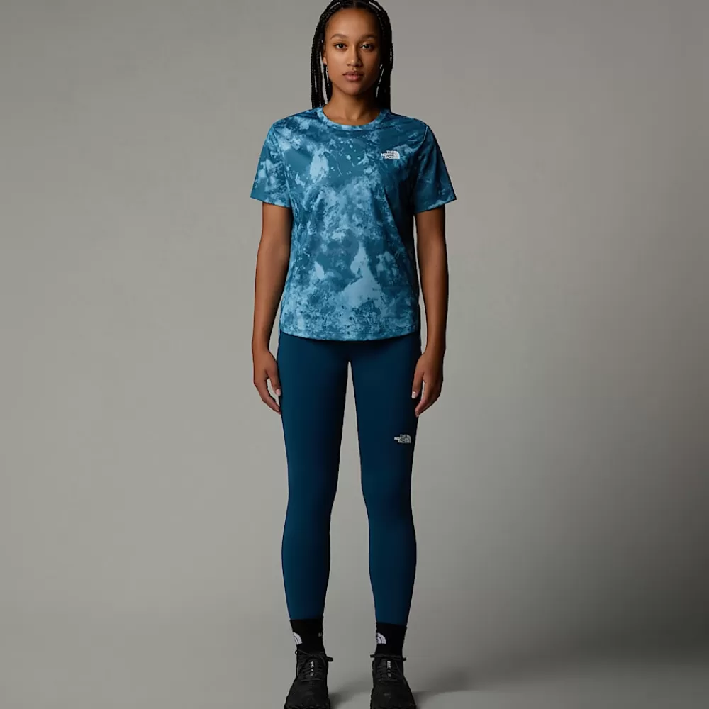 The North Face Koordinater | T-Shirts Og Trøjer^Flex T-shirt Med Print Til Damer Mallard Blue Micro Halfdome Print