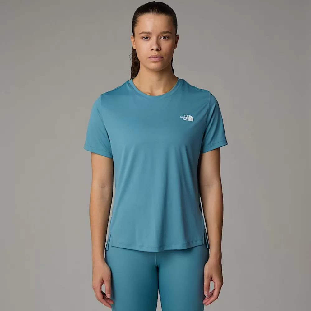 The North Face T-Shirts Og Trøjer | Tekniske T-Shirts^Flex T-shirt Til Damer Algae Blue