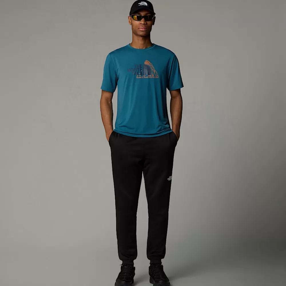 The North Face Shirts & Polos^Foundation Mountain T-shirt Til Herrer MALLARD BLUE