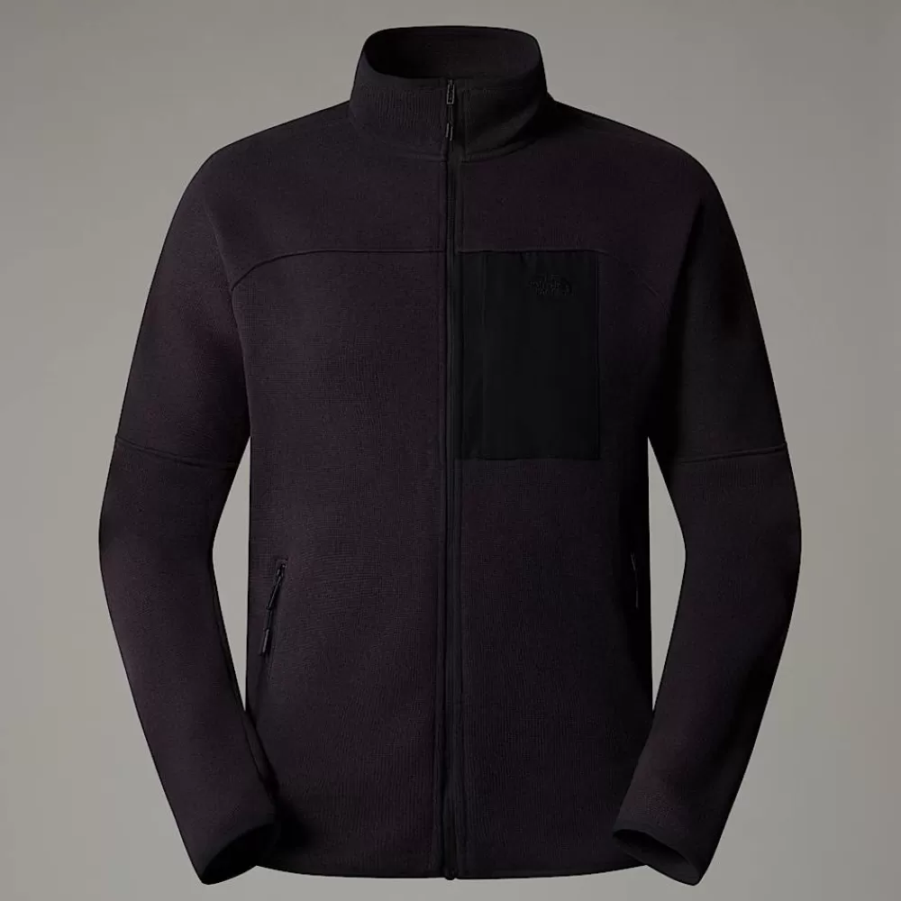 The North Face Fleecetrøjer Og Pullovers^Front Range Fleecejakke Til Herrer TNF Black Heather