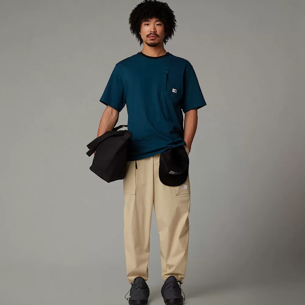 The North Face Shirts & Polos^Heritage Pocket T-shirt Til Herrer Midnight Petrol