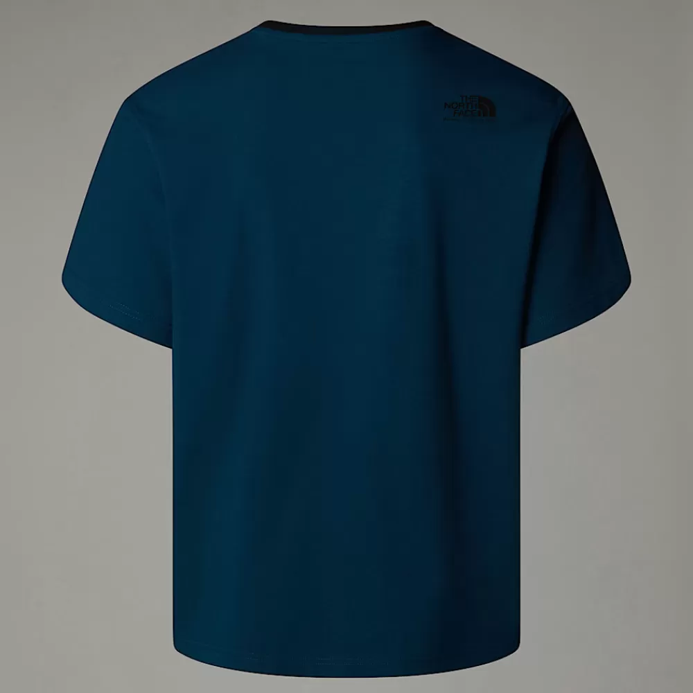 The North Face Shirts & Polos^Heritage Pocket T-shirt Til Herrer Midnight Petrol