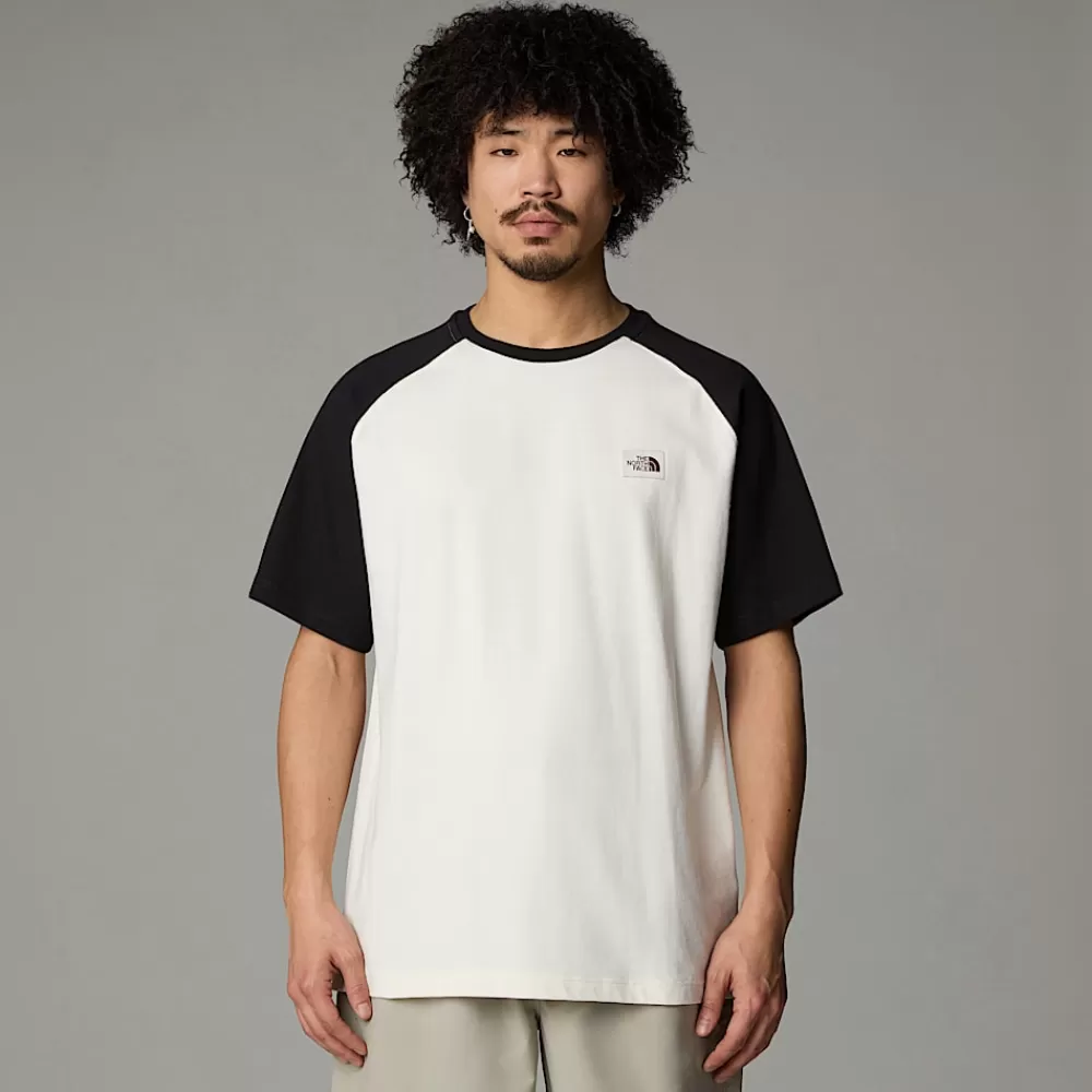 The North Face Shirts & Polos^Heritage T-shirt Til Herrer White Dune-TNF Black