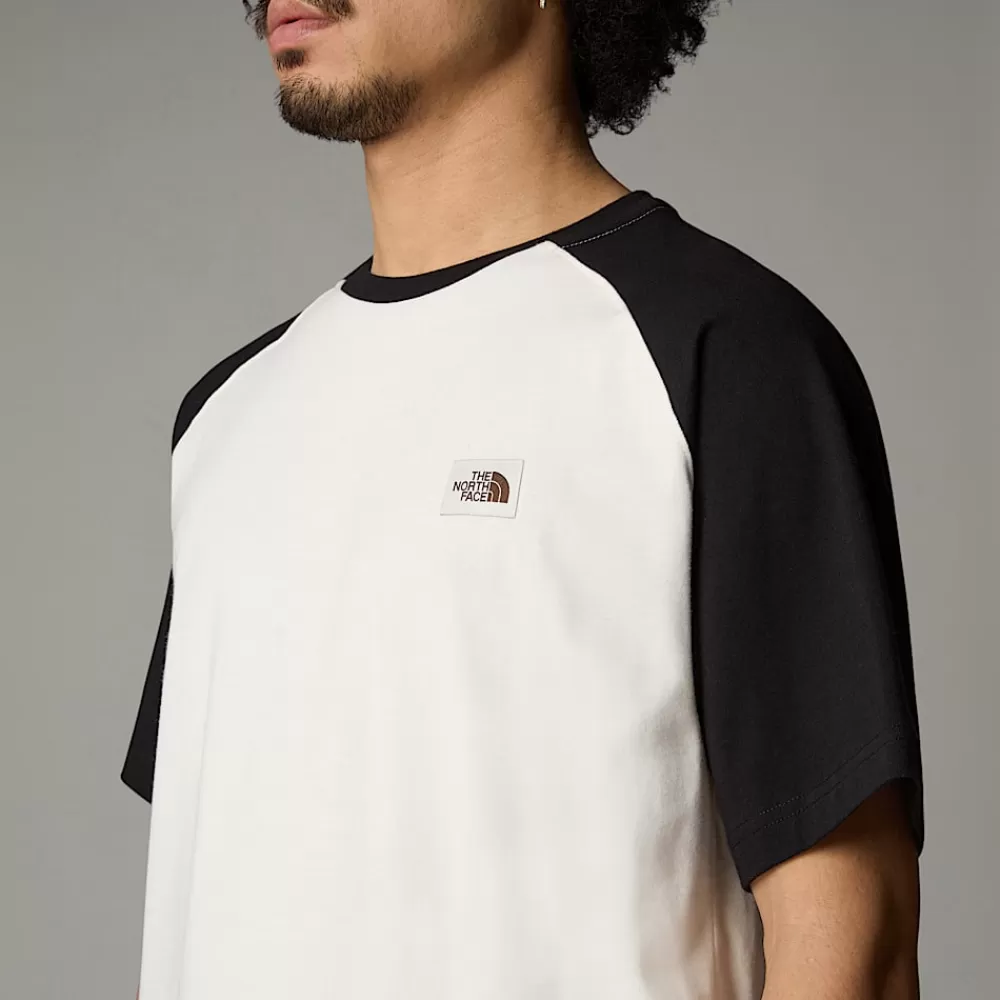 The North Face Shirts & Polos^Heritage T-shirt Til Herrer White Dune-TNF Black
