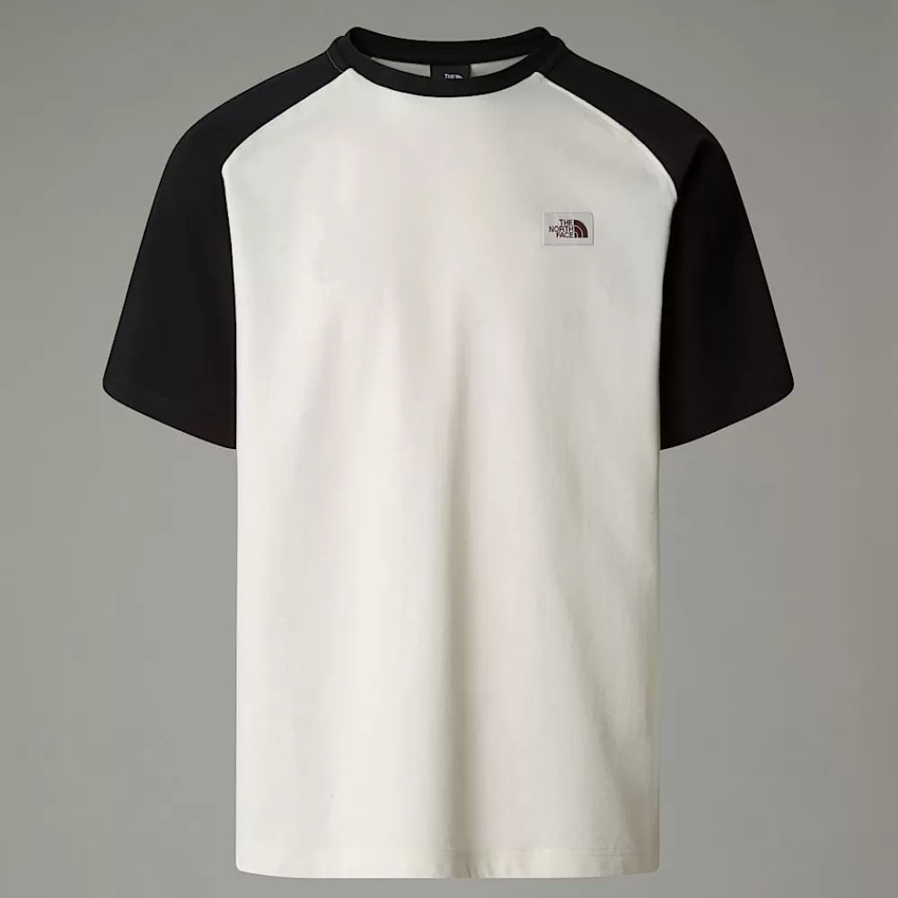 The North Face Shirts & Polos^Heritage T-shirt Til Herrer White Dune-TNF Black